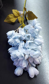 Fir Salcâm artificial bleu 85cm – flori decorative la fir